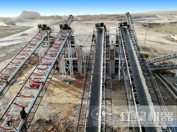 鵝卵石制砂/沙生產線現(xiàn)場2