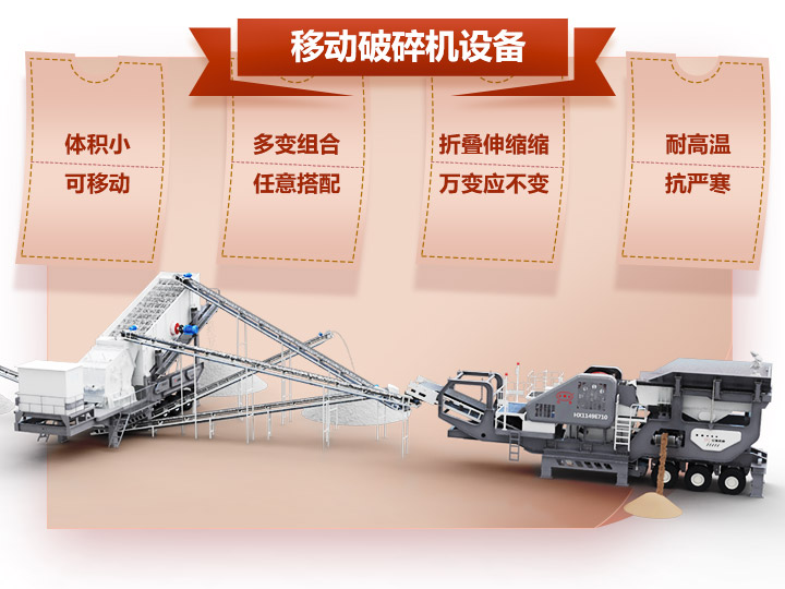 移動(dòng)破碎車體積小，組合多，性能先進(jìn)