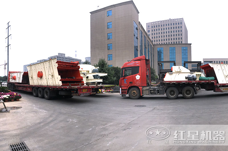 全套時(shí)產(chǎn)200噸石料破碎制砂生產(chǎn)線(xiàn)設(shè)備發(fā)貨