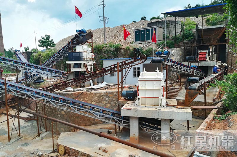 江蘇客戶機(jī)制砂機(jī)器工作現(xiàn)場(chǎng)