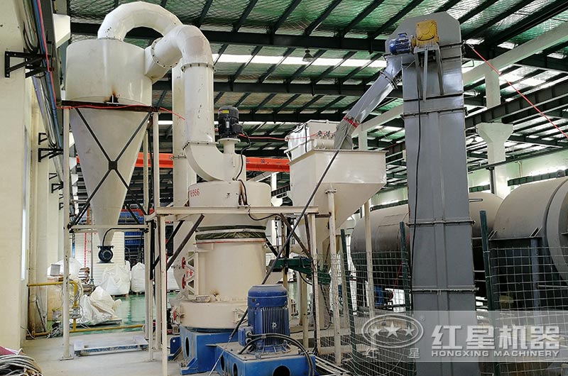 陜西每小時10噸石灰石磨粉生產線