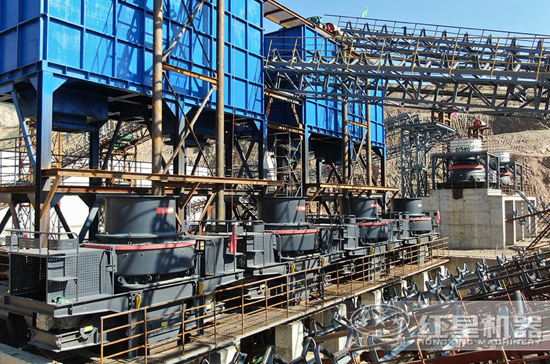 大型制砂現(xiàn)場(chǎng)